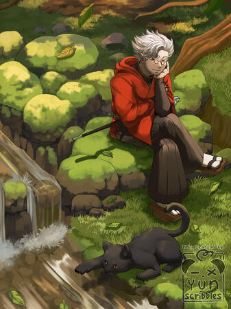 Traditional artfight piece for 2024