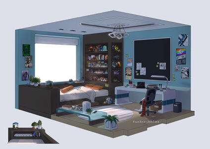 Regis's Bedroom (Lit)