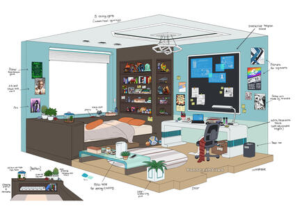 Regis's bedroom