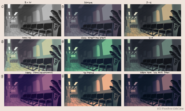 Background Colour Exploration (Waiting Room)