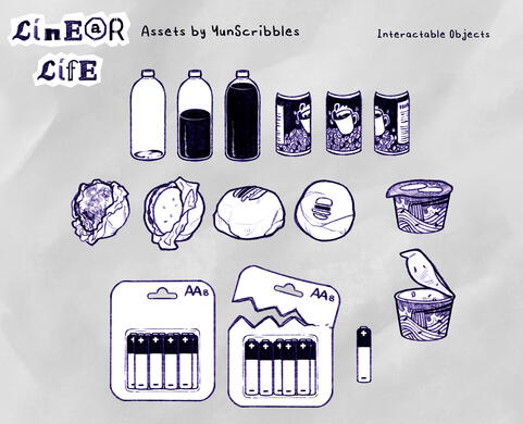 Interactable object sprites
