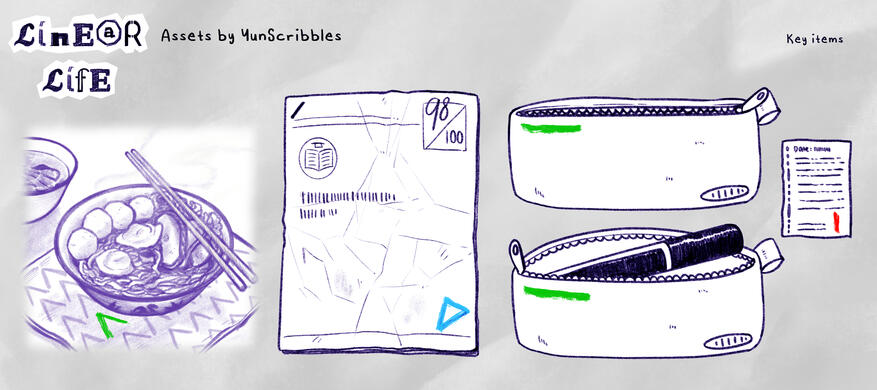 Key item sprites