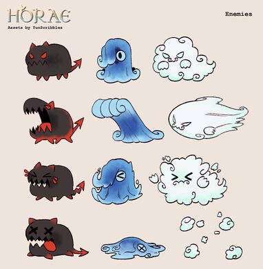 Enemy sprites