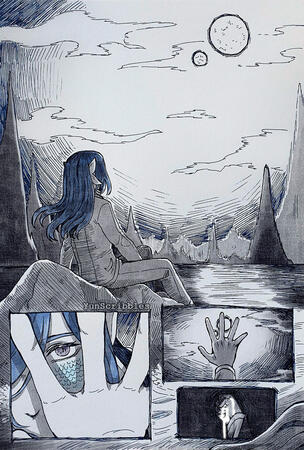 Traditional artfight piece for 2024