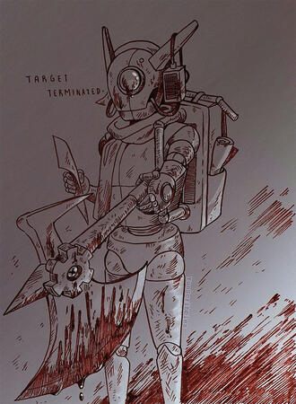 Traditional artfight piece for 2024