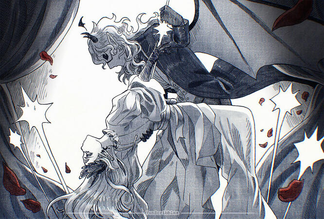 Traditional artfight piece for 2024